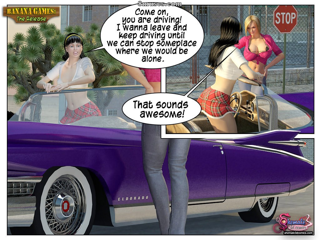 Shemale3DComics.com Collection - Juegos de plátano - El lanzamiento - Página 34