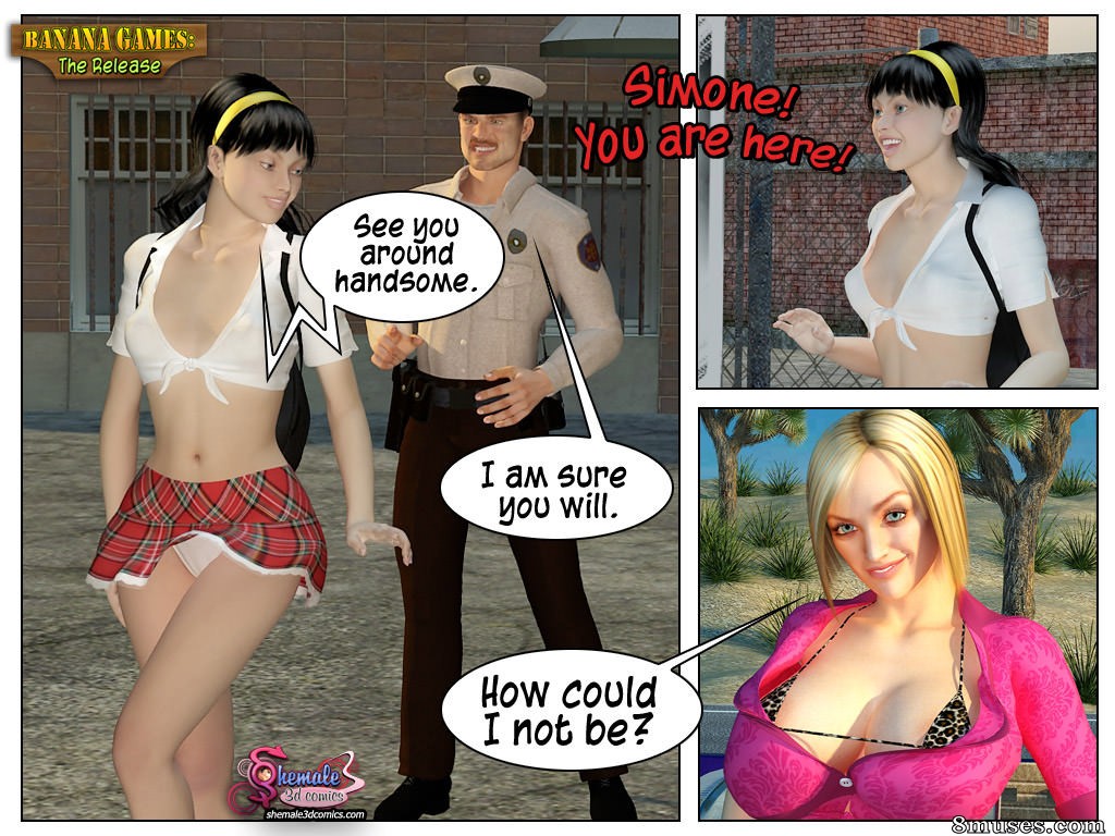 Shemale3DComics.com Collection - Jogos de banana - O lançamento - Página 29