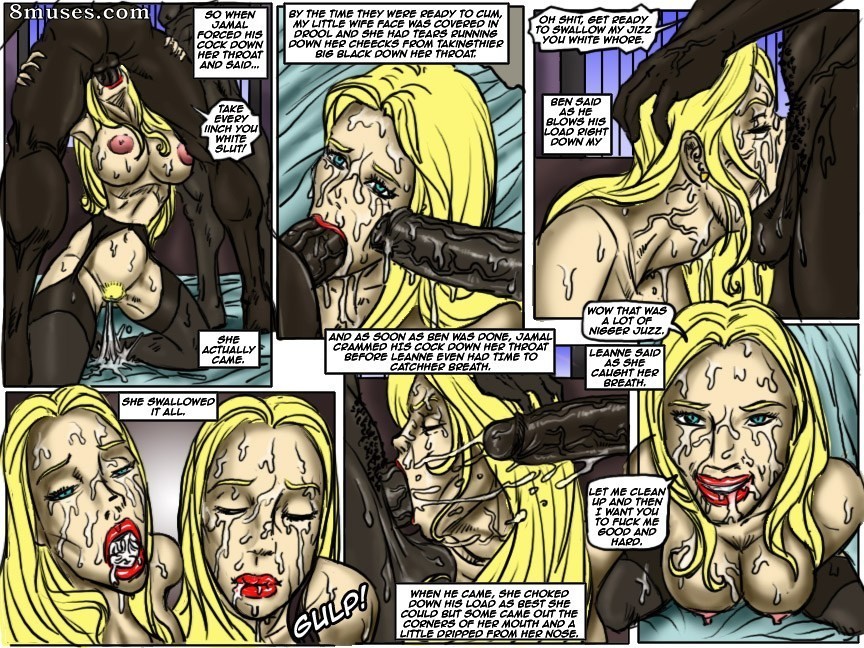 IllustratedInterracial.com Comics - Recogida en la noche del pub - Página 6