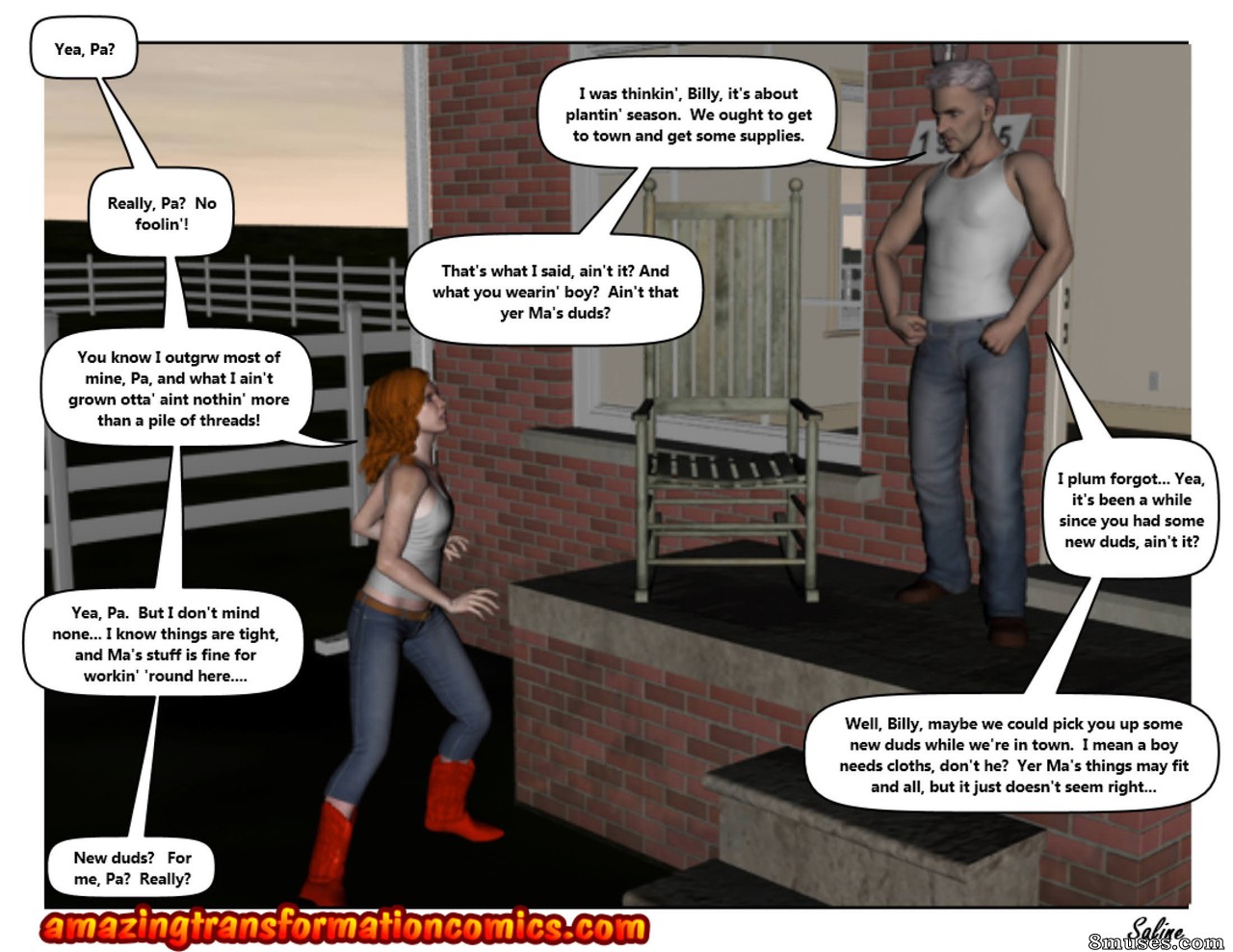 Farmer Brown's New Daughter - Issue 1 - Page 7