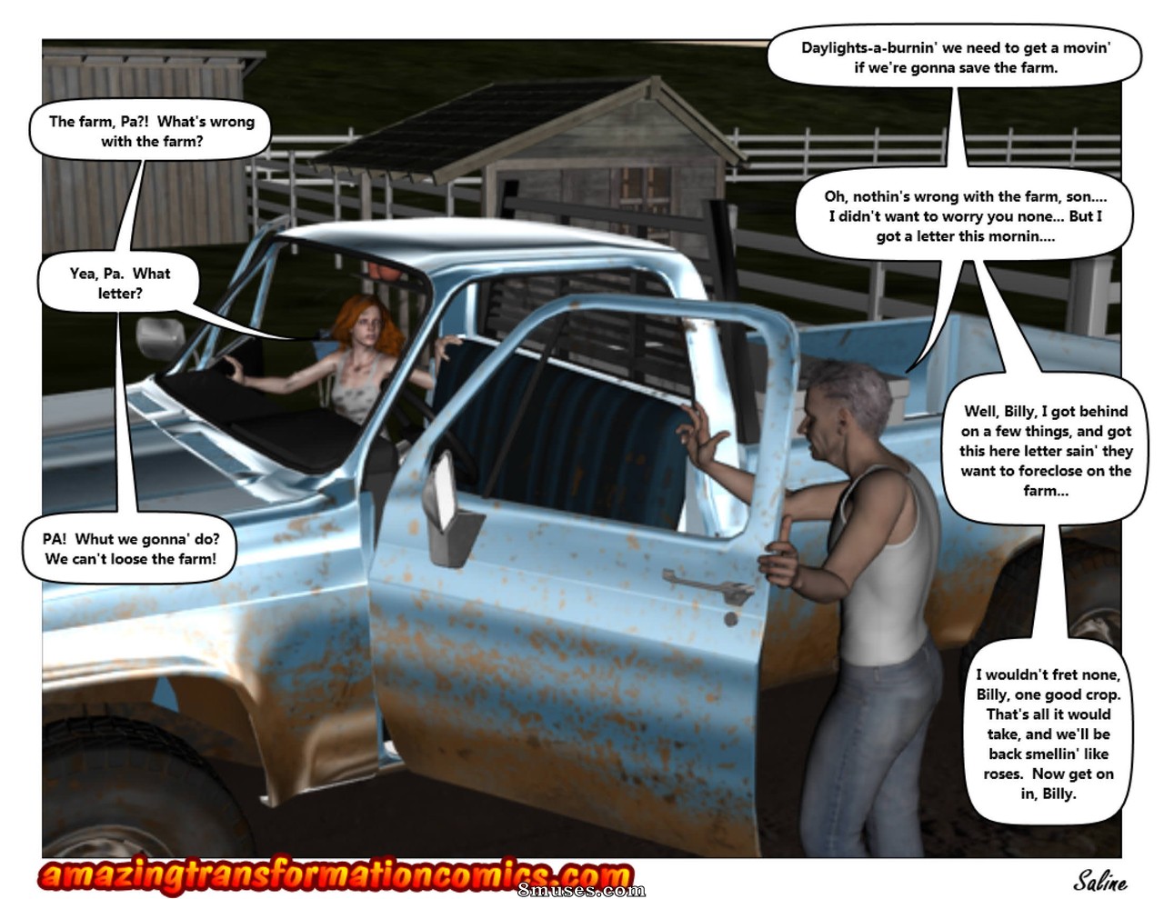 Farmer Brown's New Daughter - Issue 1 - Page 9