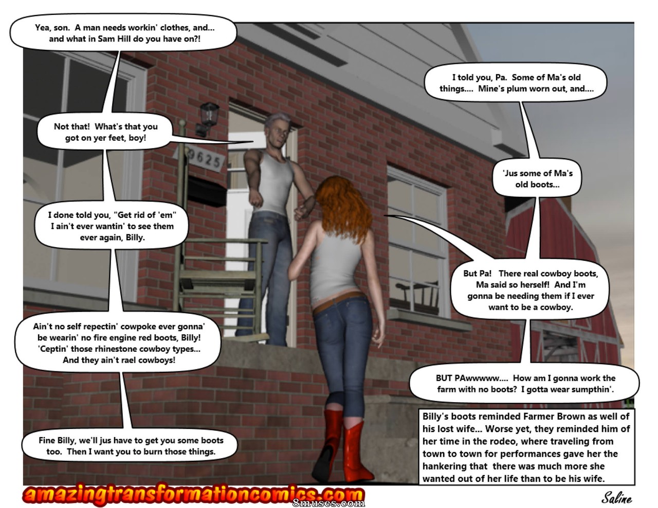 Farmer Brown's New Daughter - Issue 1 - Page 8