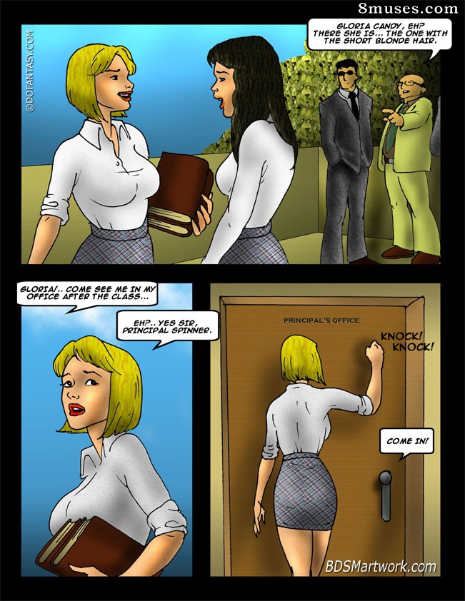 Dofantasy - Arte de BDSM antiga - Glória Candy e o escritório de assuntos femininos - Página 5
