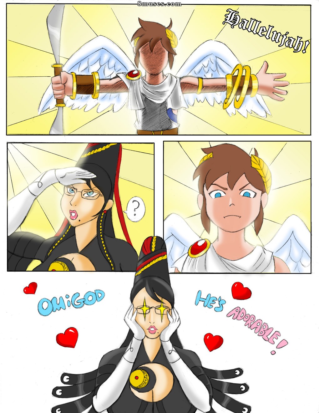 Glassfish Comics - Bayonetta vs Kid Icarus - Page 3
