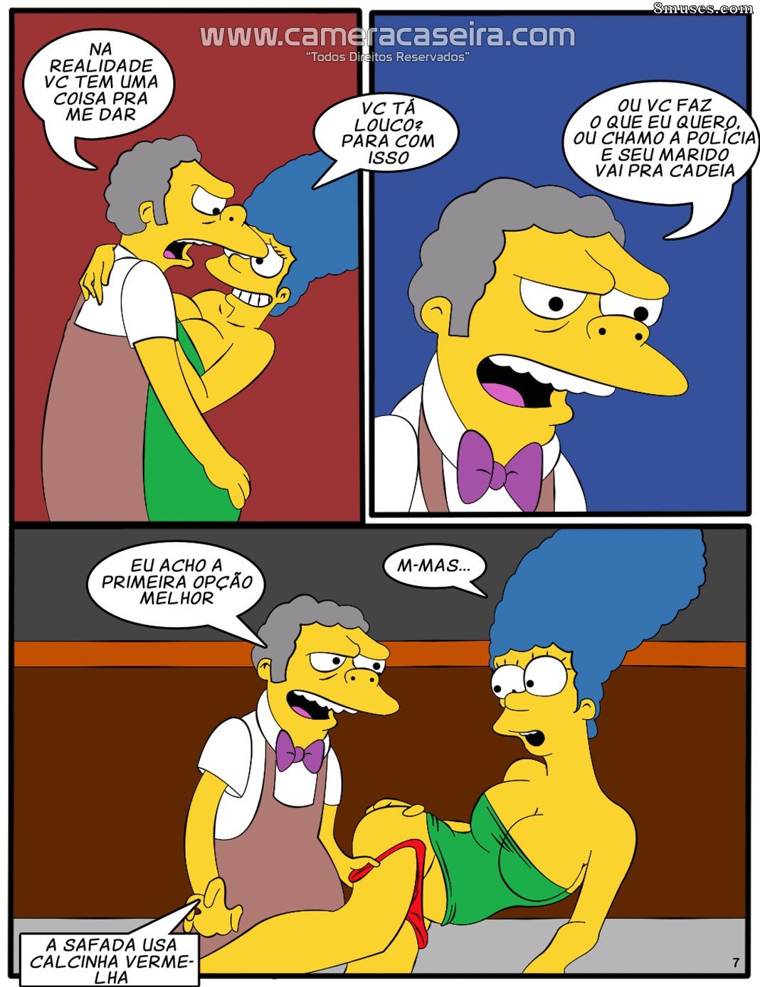 Os Simpsoons - 1 Pagando a Dívida do Marido - Page 8