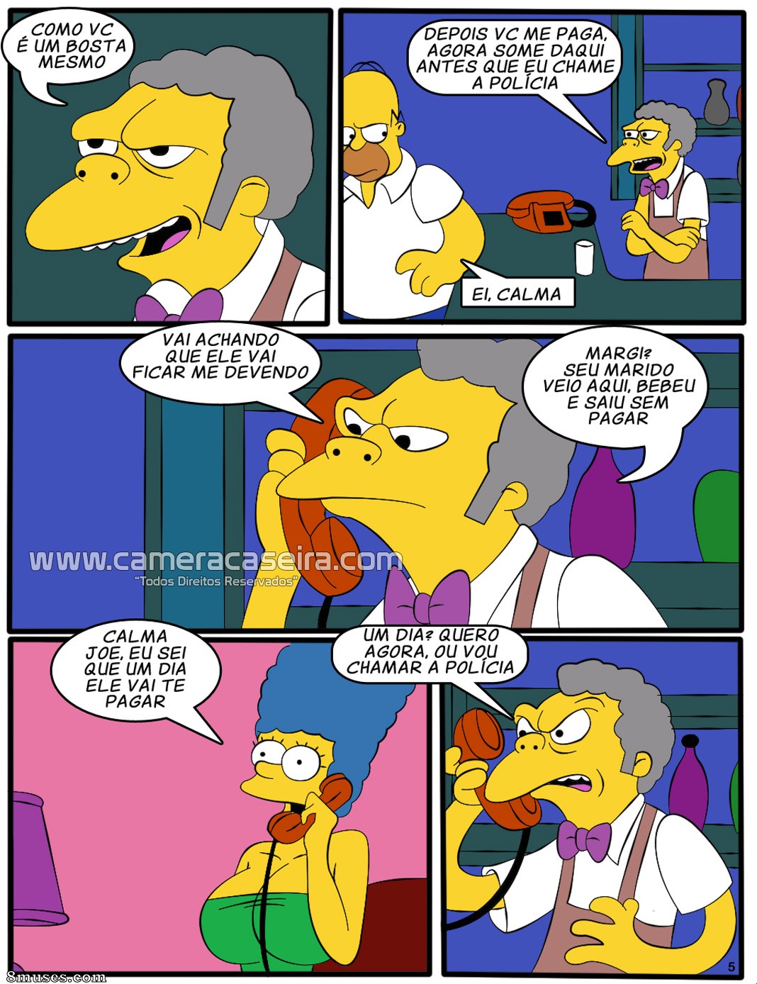 Os Simpsoons - 1 Pagando a Dívida do Marido - Page 6