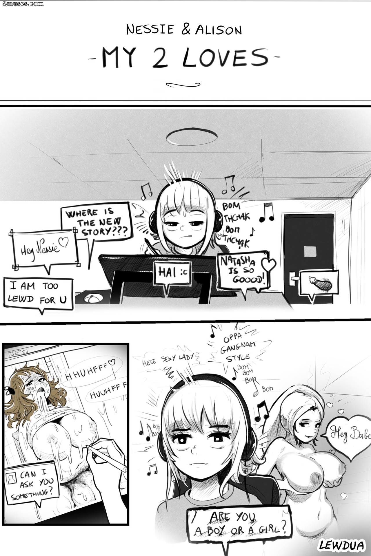 Lewdua - My Two Loves - Nessie and Alison - Page 5