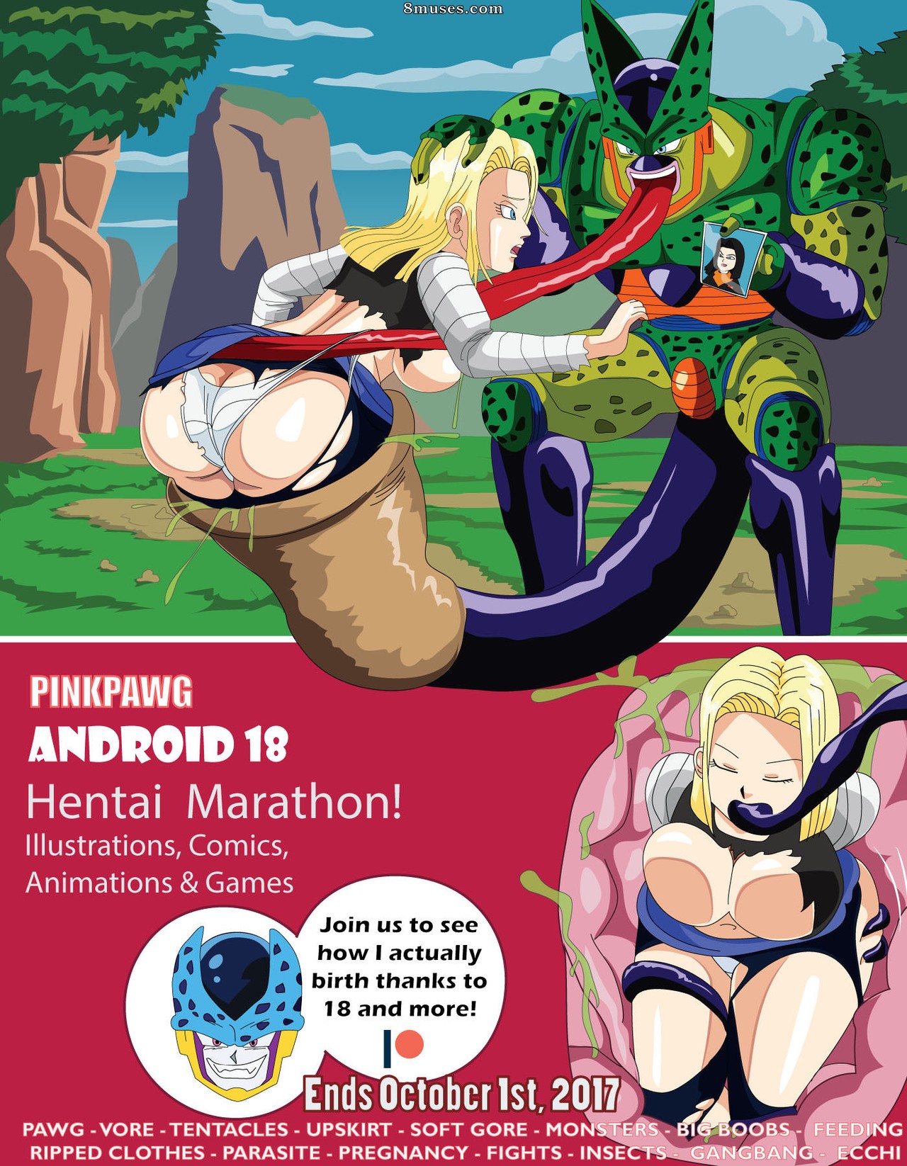 Page 11 | Various-Authors/Pink-Pawg/Android-18-Goes-Inside-Cell | 8muses -  Sex Comics