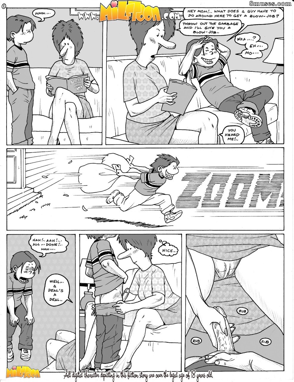 MilfToon Comics - Seau de baise - Page 1