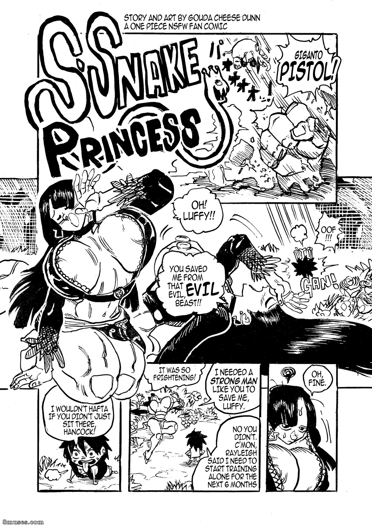 Garison Dunn Comics - SSnake Princess - Page 1