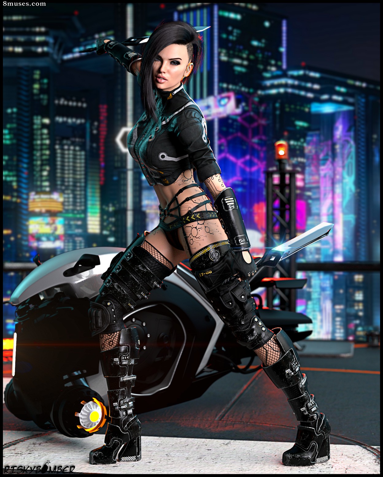 RiskyBomber - Cyberpunk Fan Art - Page 1