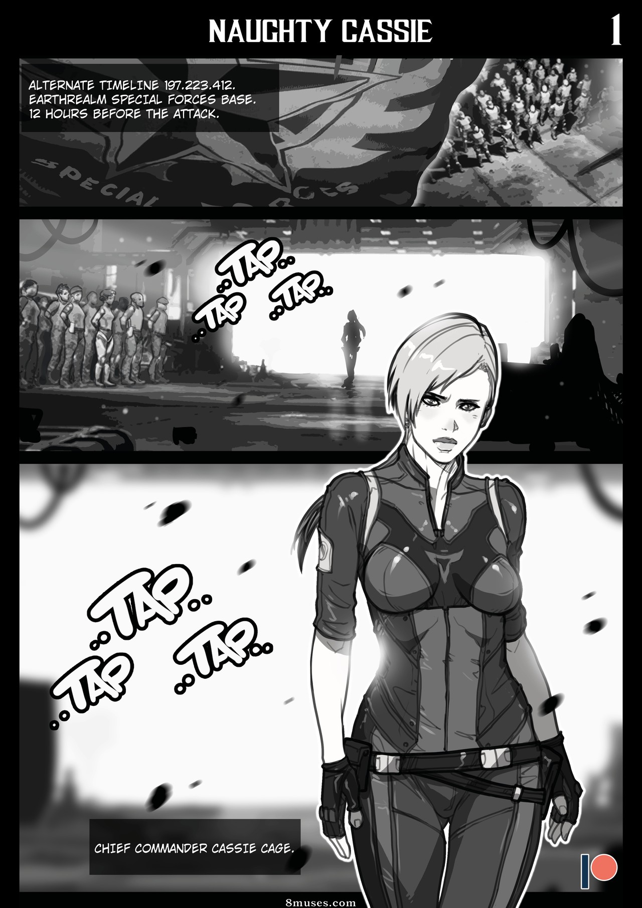 Ganassa Comics - Cassie travessa - Página 1