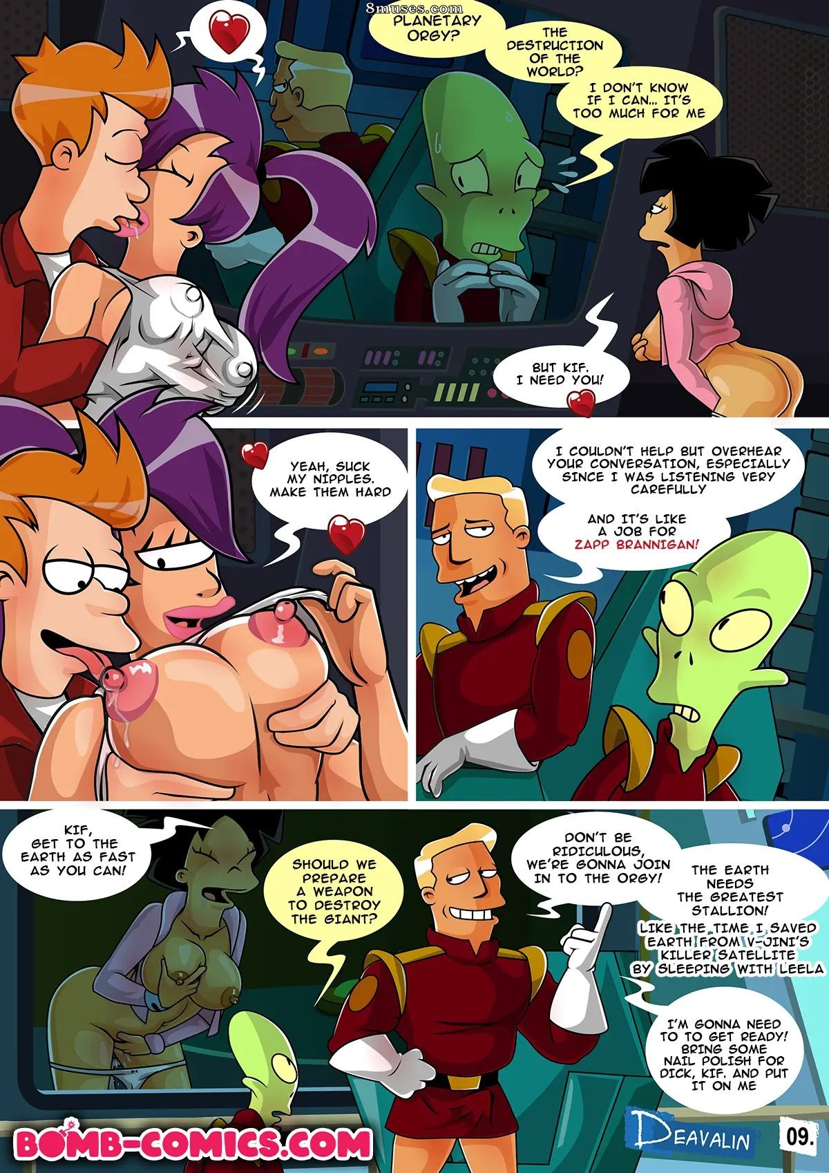 Deavalin - Futurama Orgy to Save the Earth - Page 10