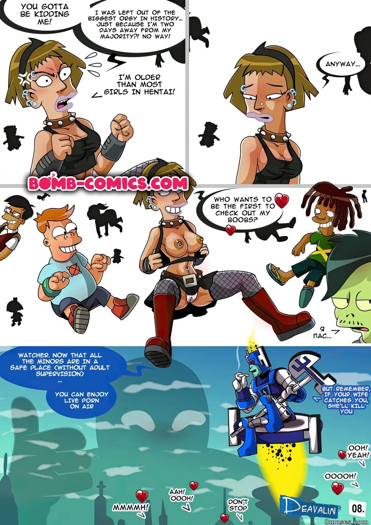 Deavalin - Futurama Orgy to Save the Earth - Page 9