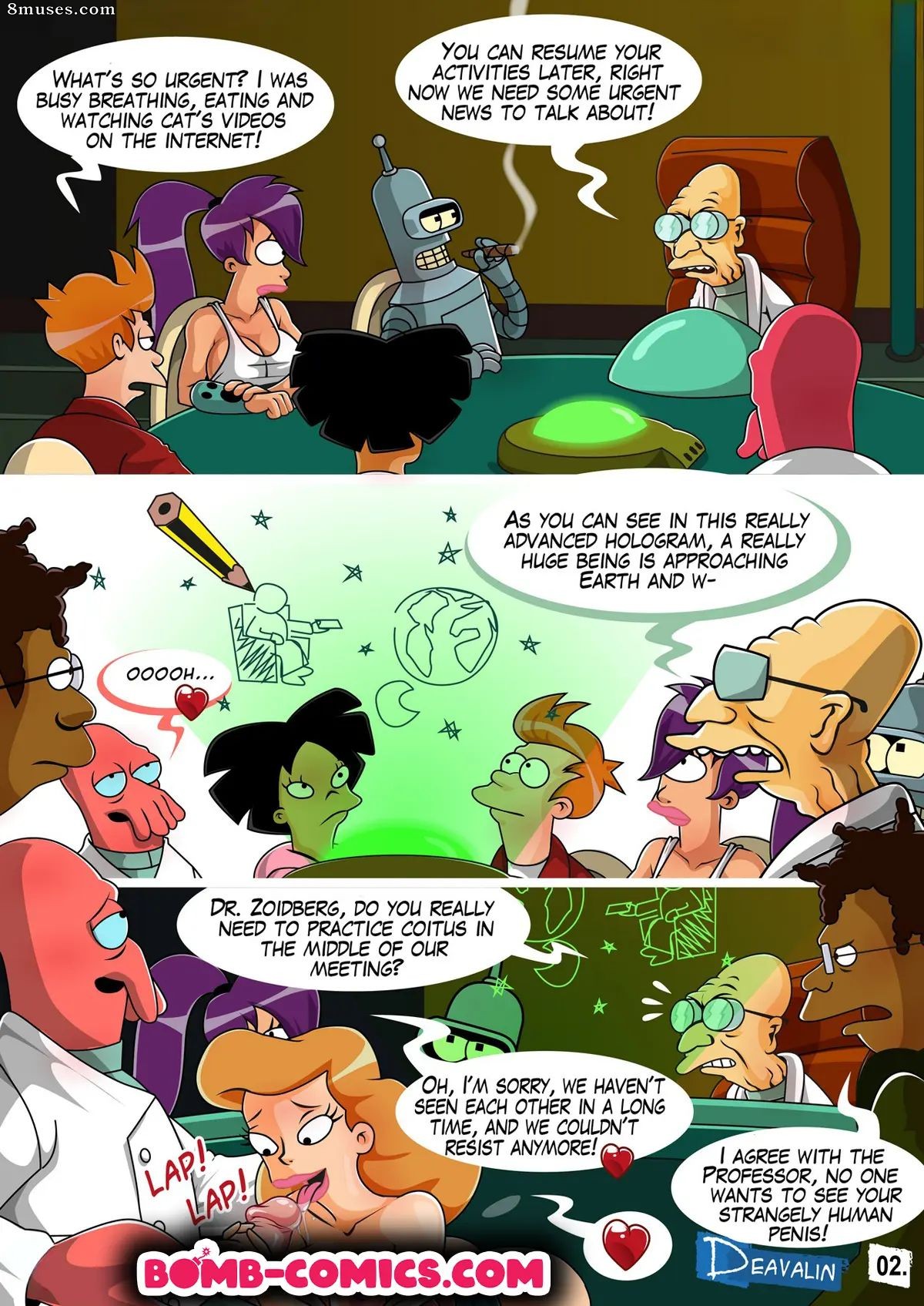 Deavalin - Futurama Orgy to Save the Earth - Page 3