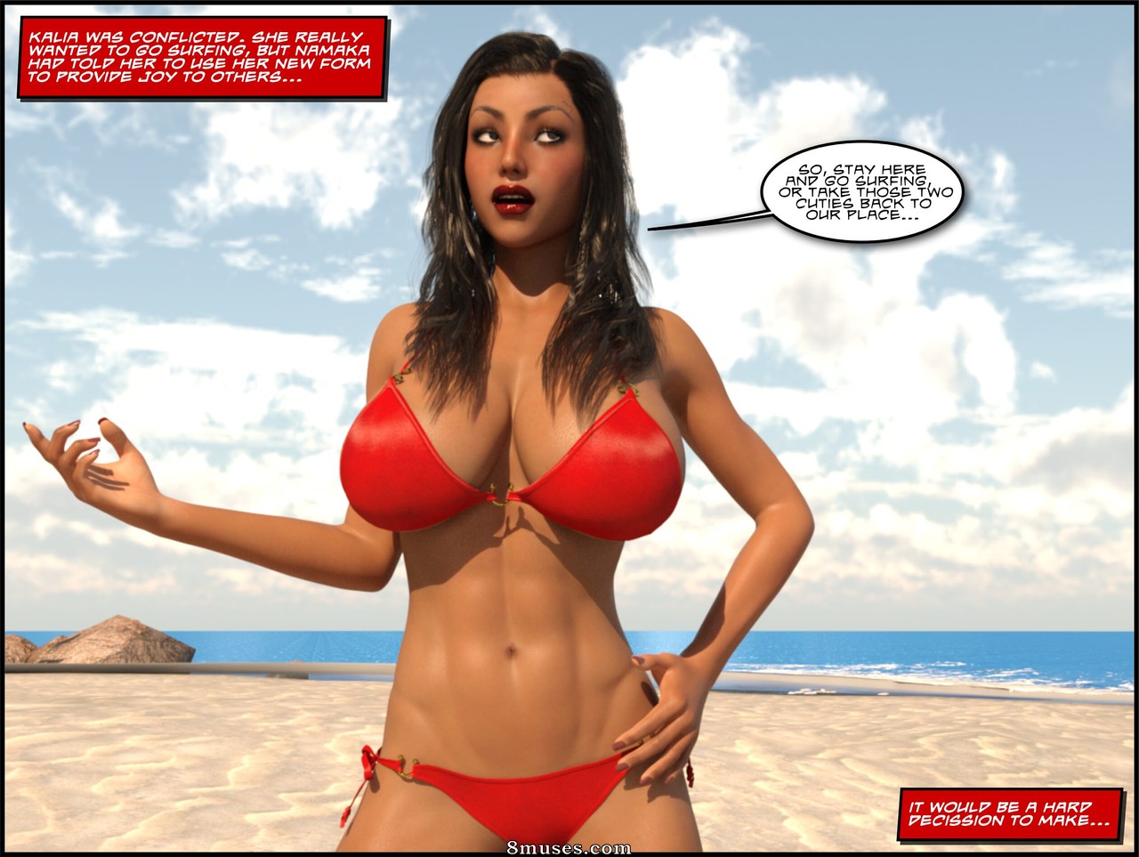 Page 19 | TG-Comics/TGTrinity/Surfer-Girl | 8muses - Sex Comics