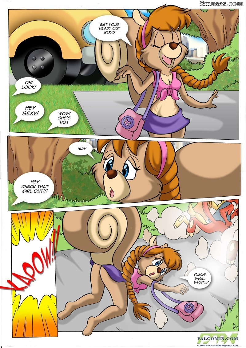 Quadrinhos - Aventuras em trepar esquilos - Página 2