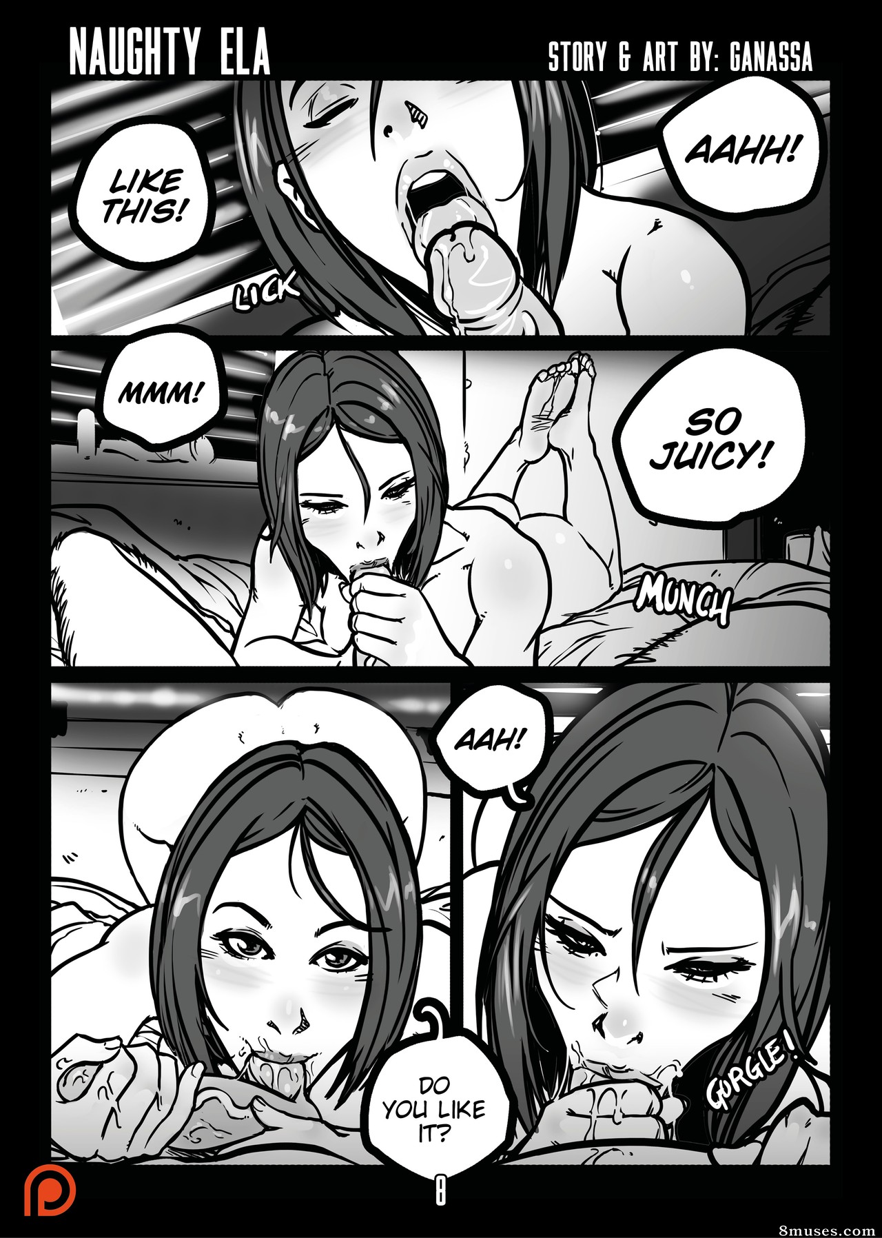 Ganassa Comics - Ela travessa - Página 8