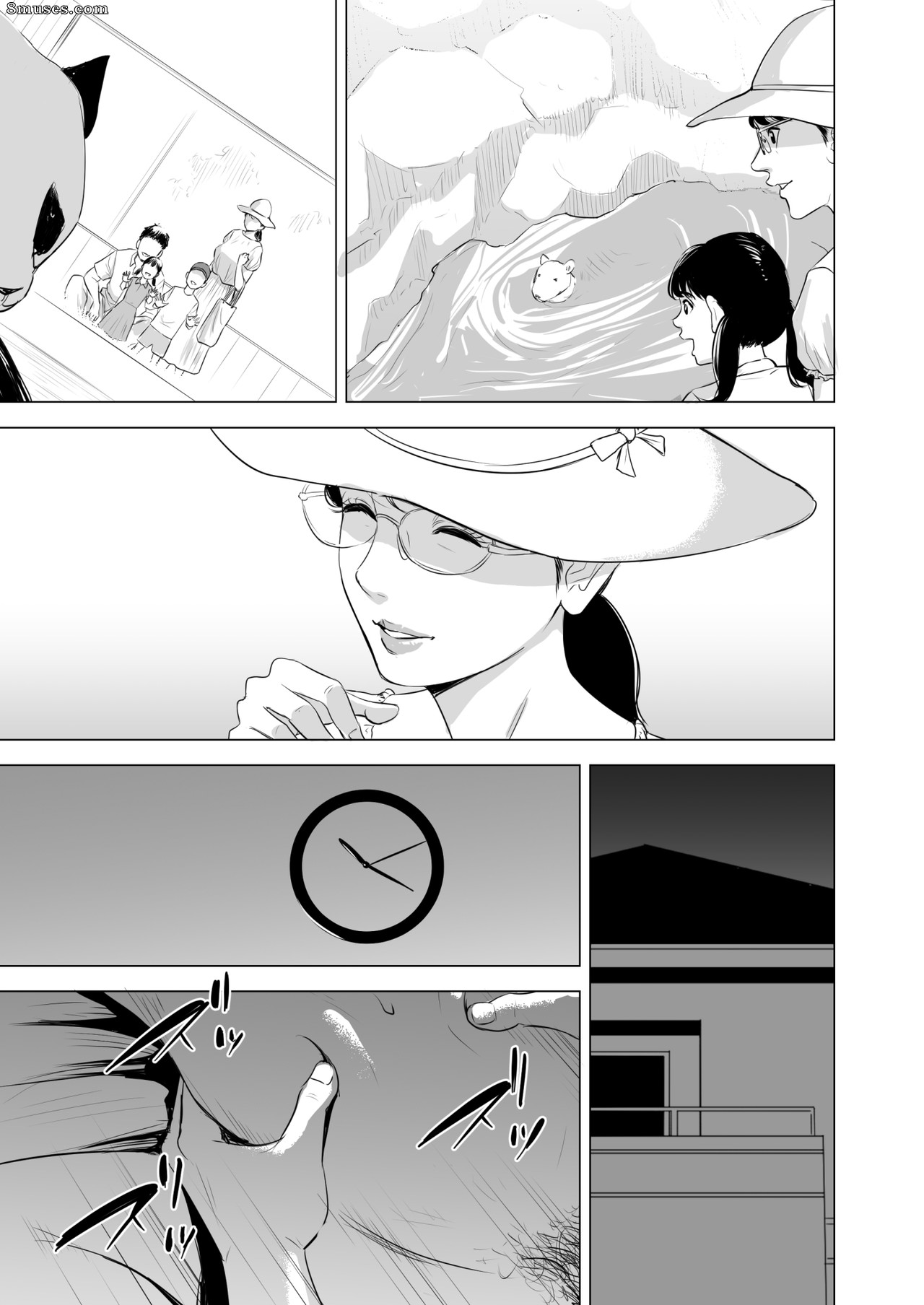 Tamagou - Michitarita Seikatsu - La femme au foyer aux lunettes visée - Page 56