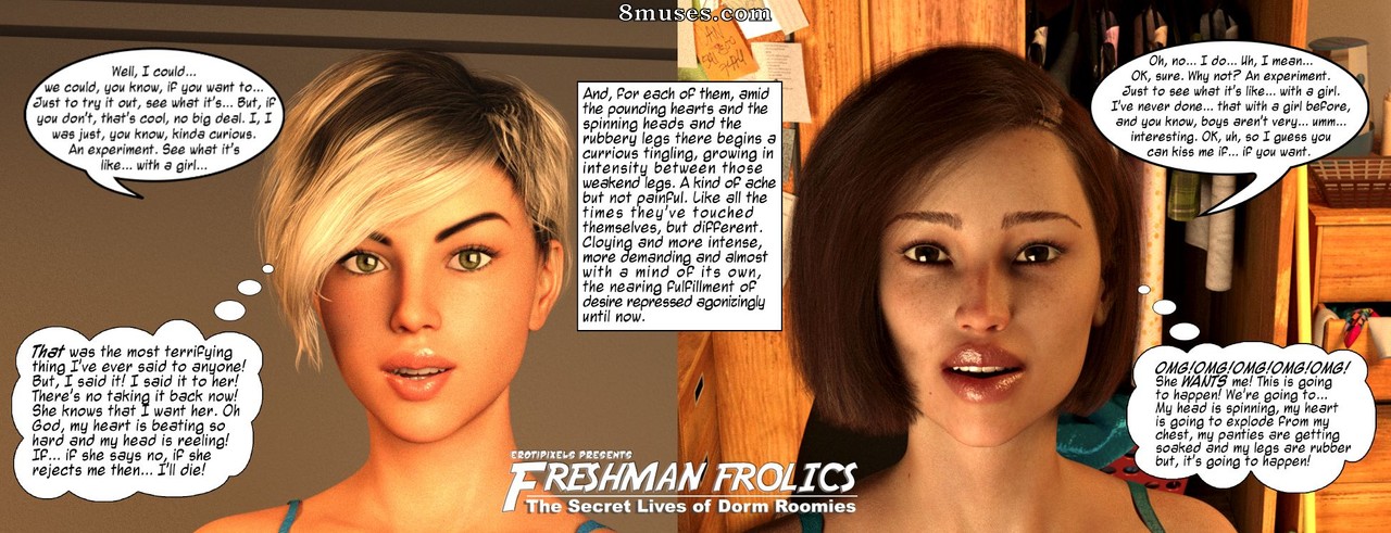 Erotipixels - Freshman Frolics - The Secret Lives of Dorm Roomies - Page 4