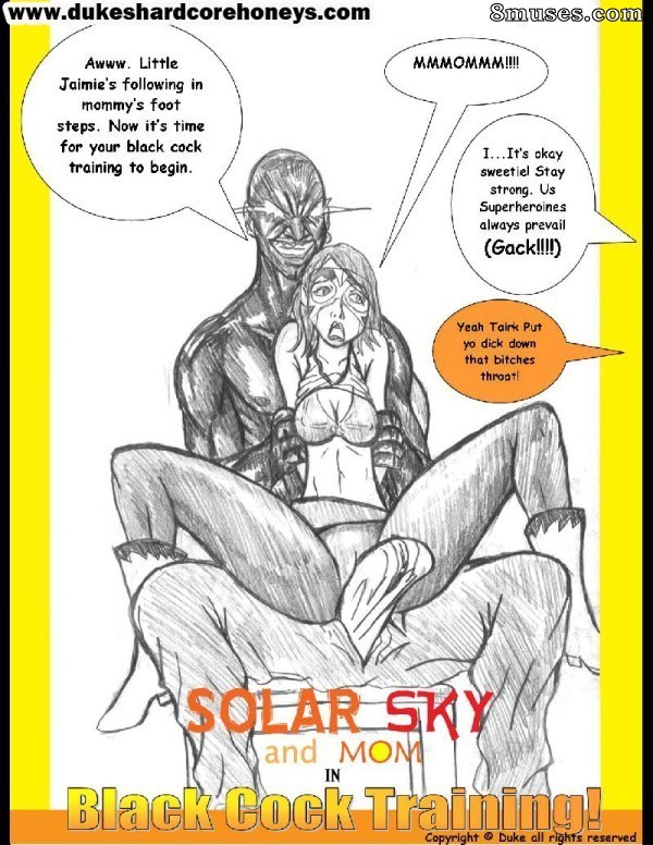 01. Solar Sky And Mom - Blackmailed To Serve Cock! - Page 9