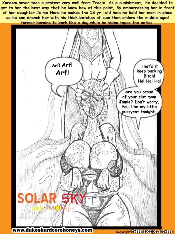 01. Solar Sky And Mom - Blackmailed To Serve Cock! - Page 22