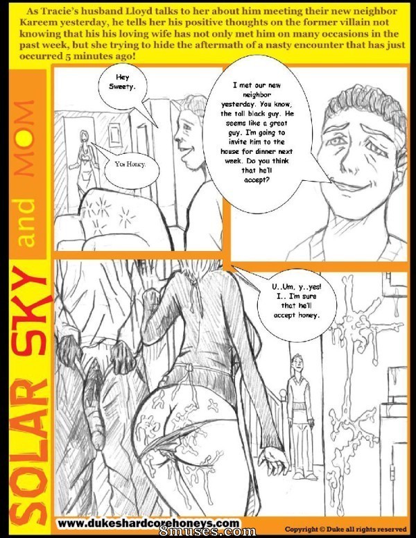 01. Solar Sky And Mom - Blackmailed To Serve Cock! - Page 5