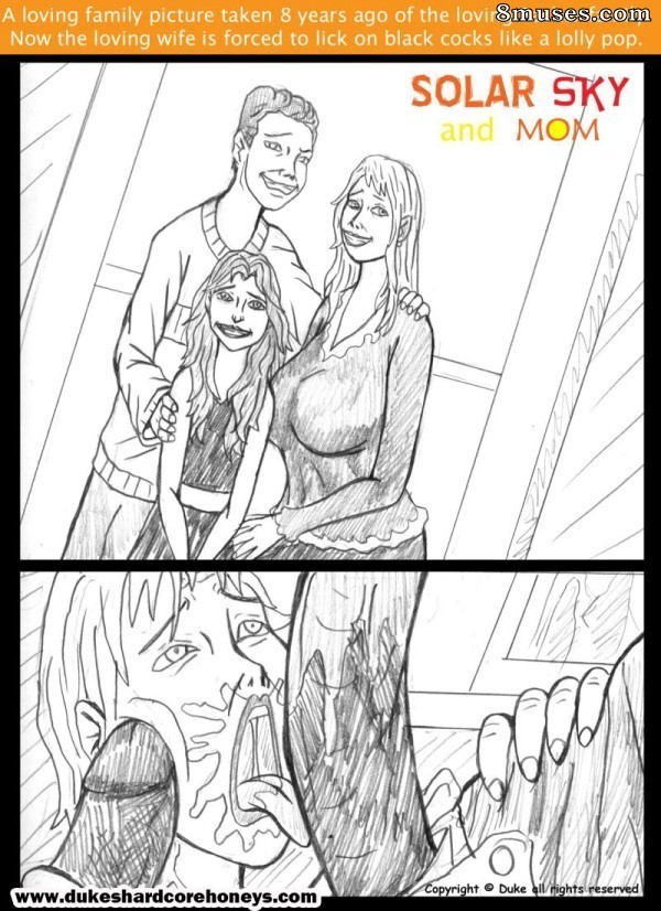 01. Solar Sky And Mom - Blackmailed To Serve Cock! - Page 16