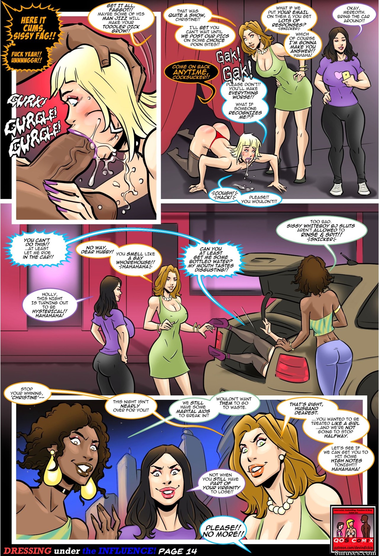 Page 14 | Devin-Dickie-Comics/Dressing-Under-The-Influence/Issue-2 | 8muses  - Sex Comics