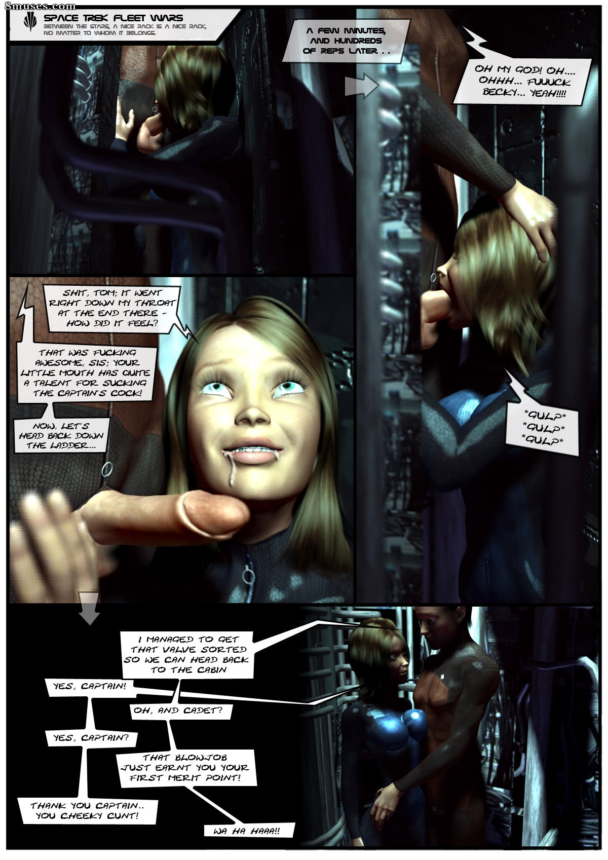 Project Bellerophon Comics - 01-Space Trek Fleet Wars - Page 19