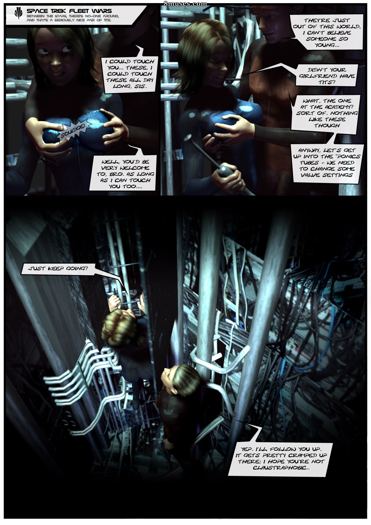 Project Bellerophon Comics - 01-Space Trek Fleet Wars - Page 15