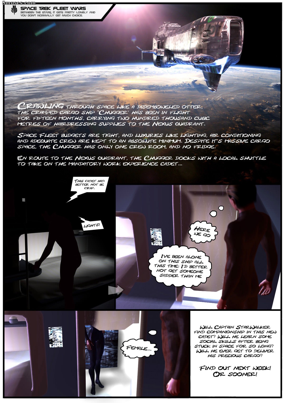 Project Bellerophon Comics - 01-Space Trek Fleet Wars - Page 2