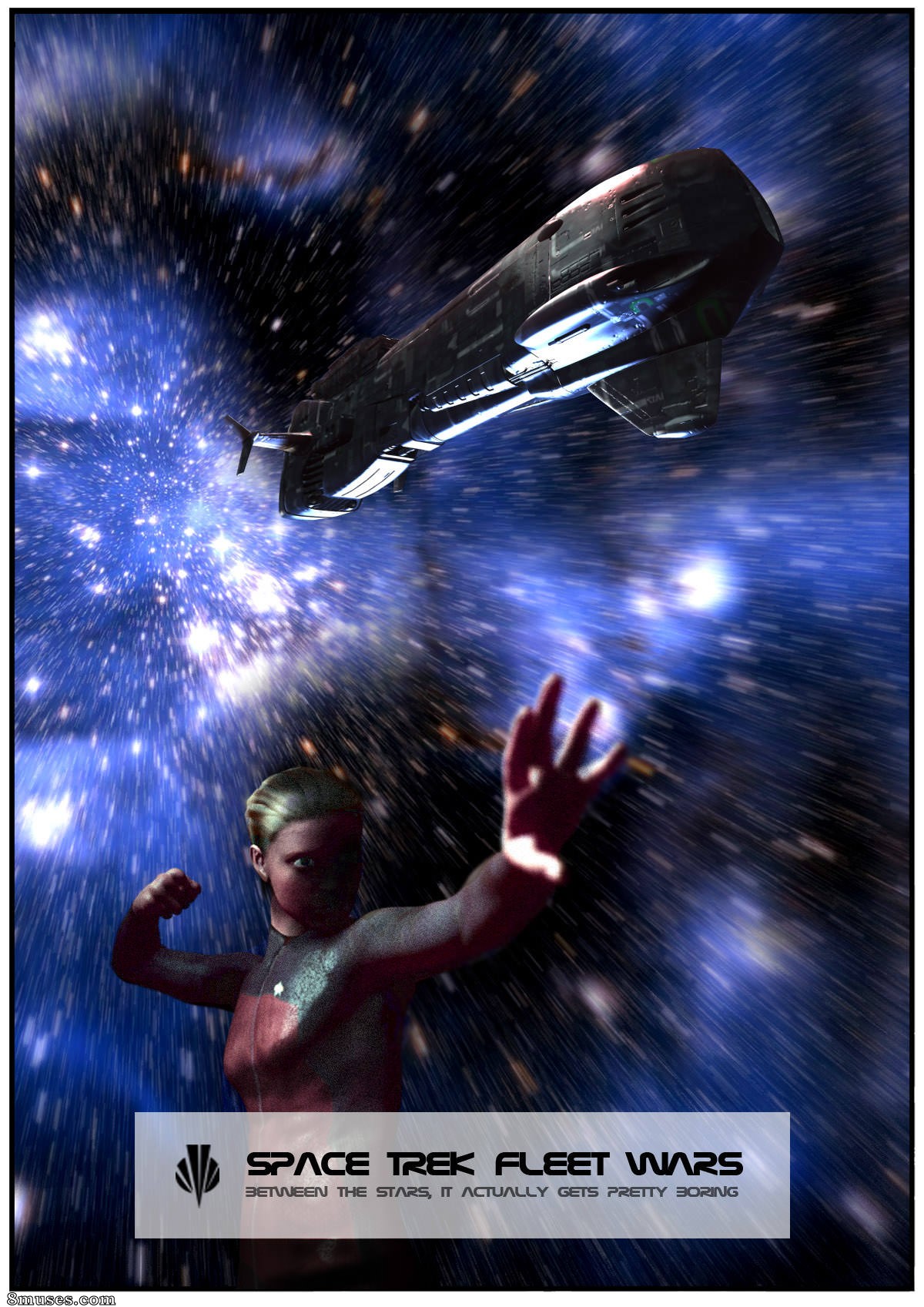 Project Bellerophon Comics - 01-Space Trek Fleet Wars - Page 1