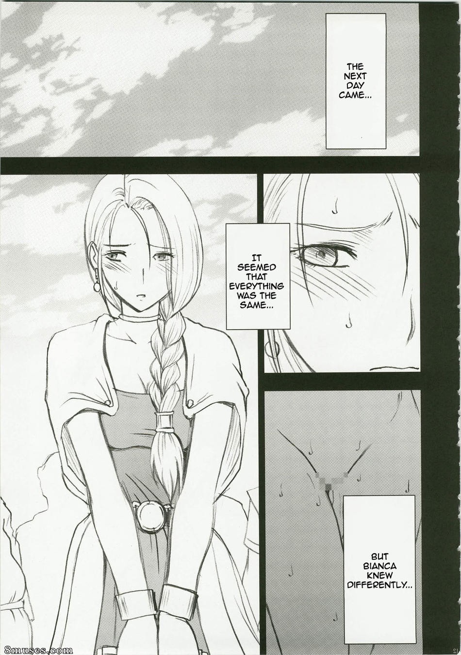 Crimson Hentai - Doujinshi de Dragon Quest - História de Bianca - Página 14
