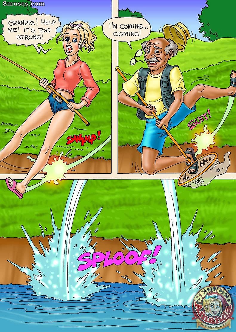 Seduced Amanda Comics - A Lovely Fishing - Page 8