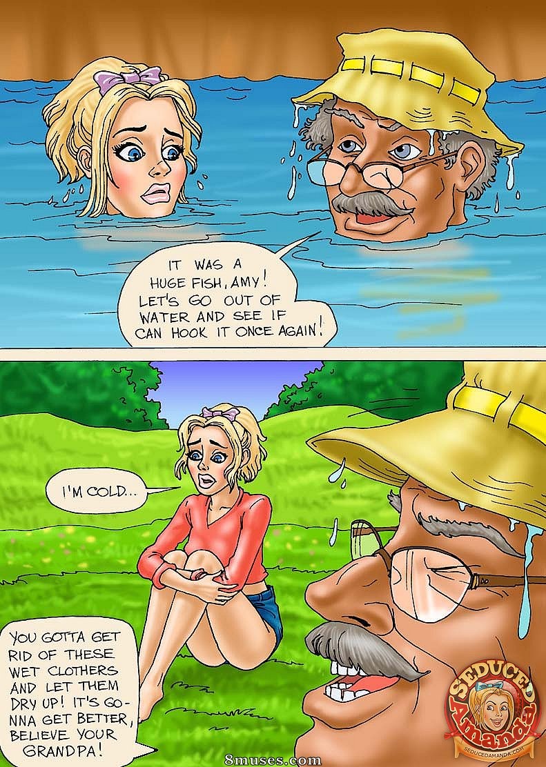 Seduced Amanda Comics - A Lovely Fishing - Page 9