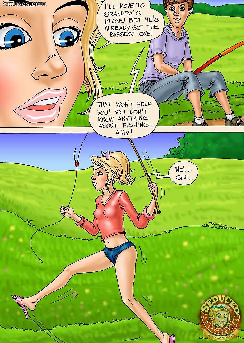 Seduced Amanda Comics - A Lovely Fishing - Page 5
