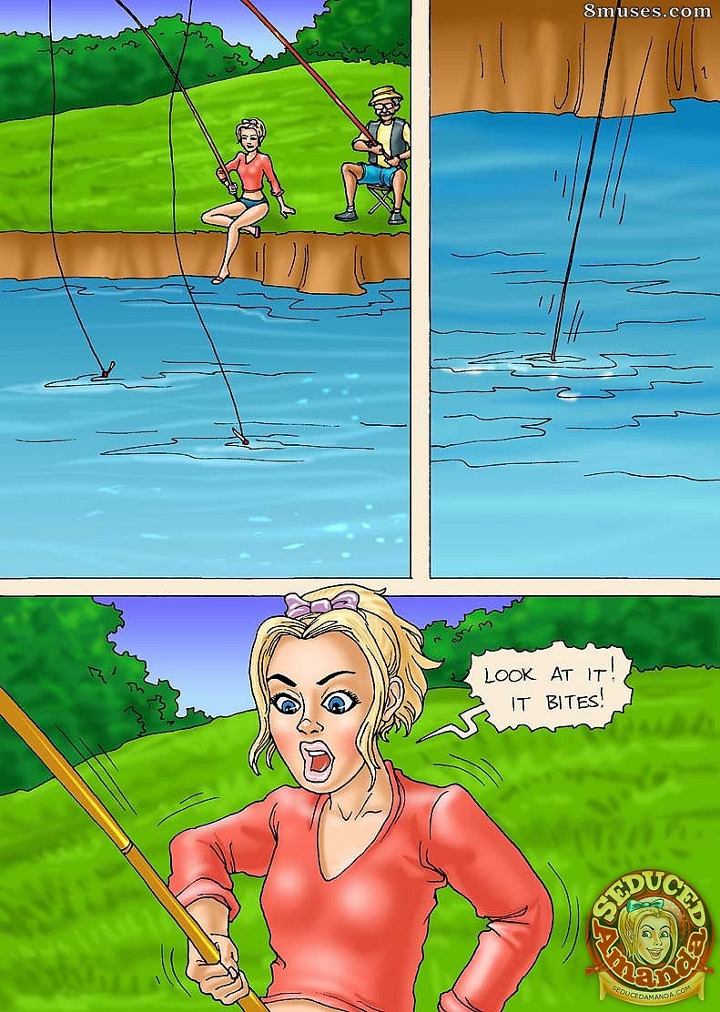 Seduced Amanda Comics - A Lovely Fishing - Page 7