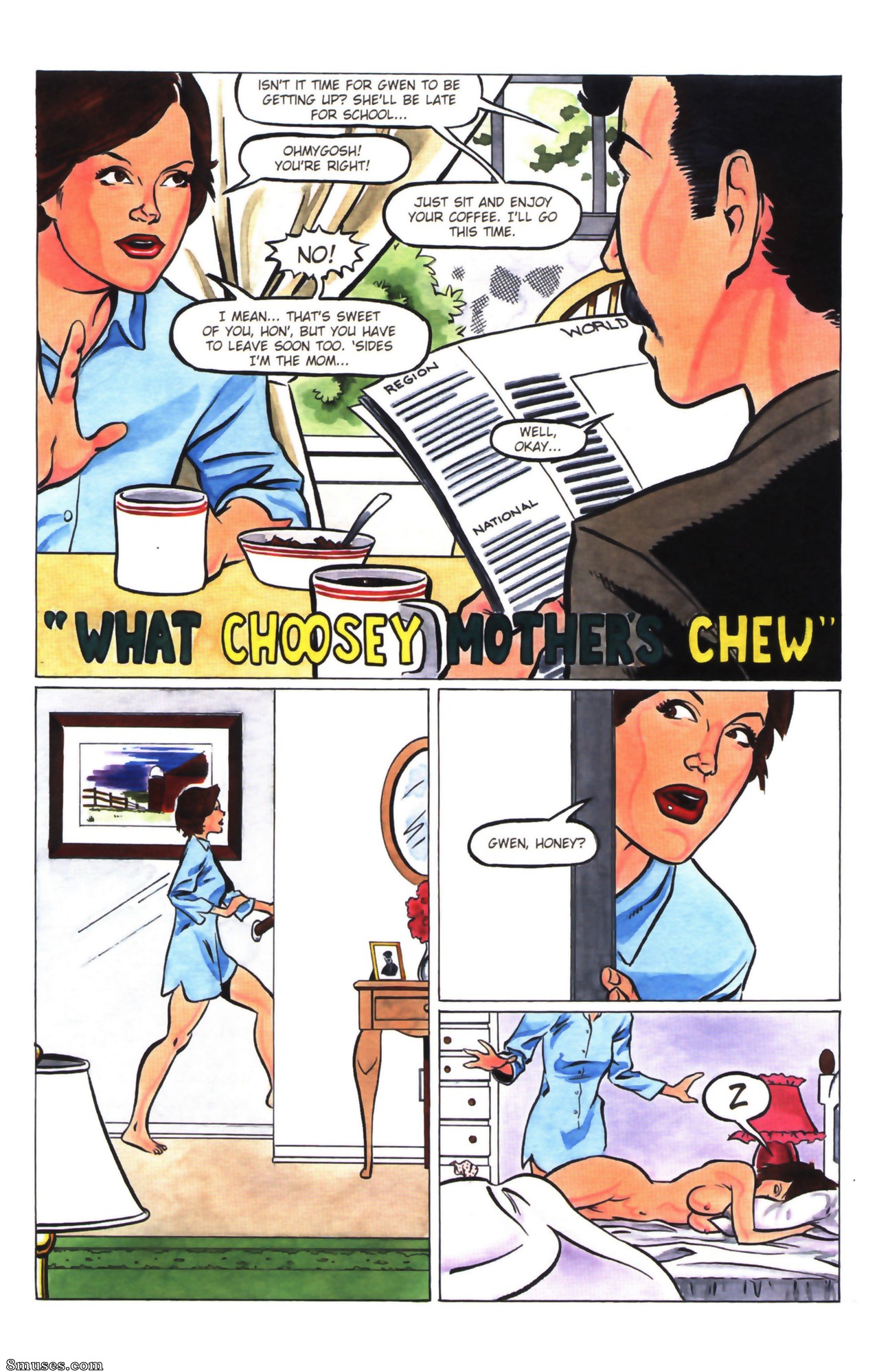 EROS Comics - Mamans chaudes 01 - Soirée à la piscine, quelles mamans choisies, maman coquette - Page 12