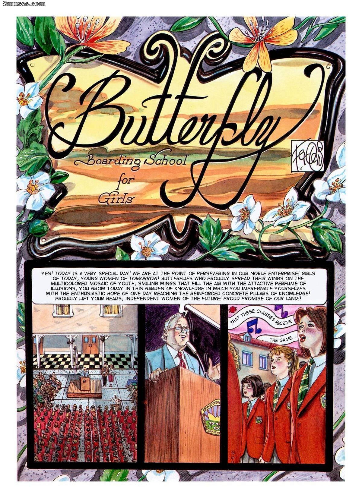 Ferocius Comics - Butterfly Boarding School for Girls - Page 3