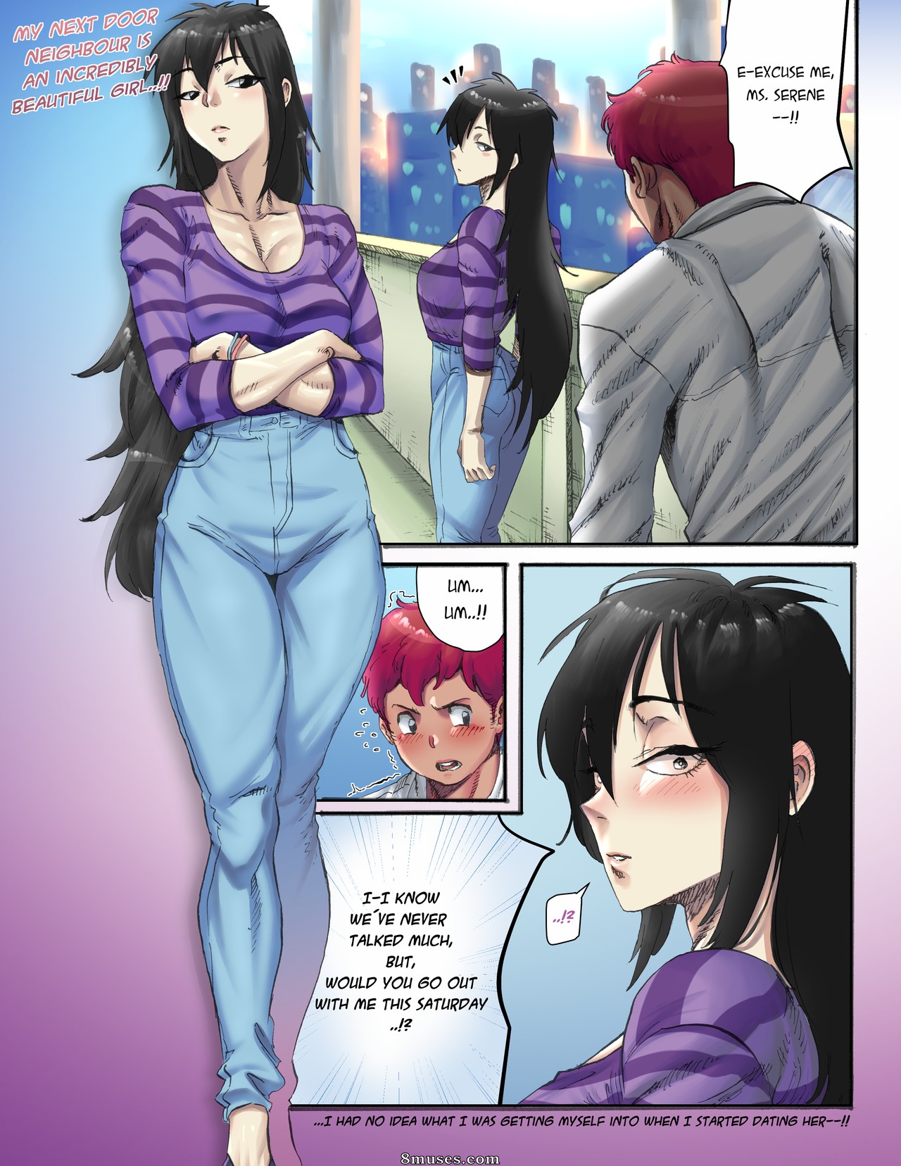 Aarokira Comics - Spécial Halloween - Ma voisine est une belle vampire - Page 1