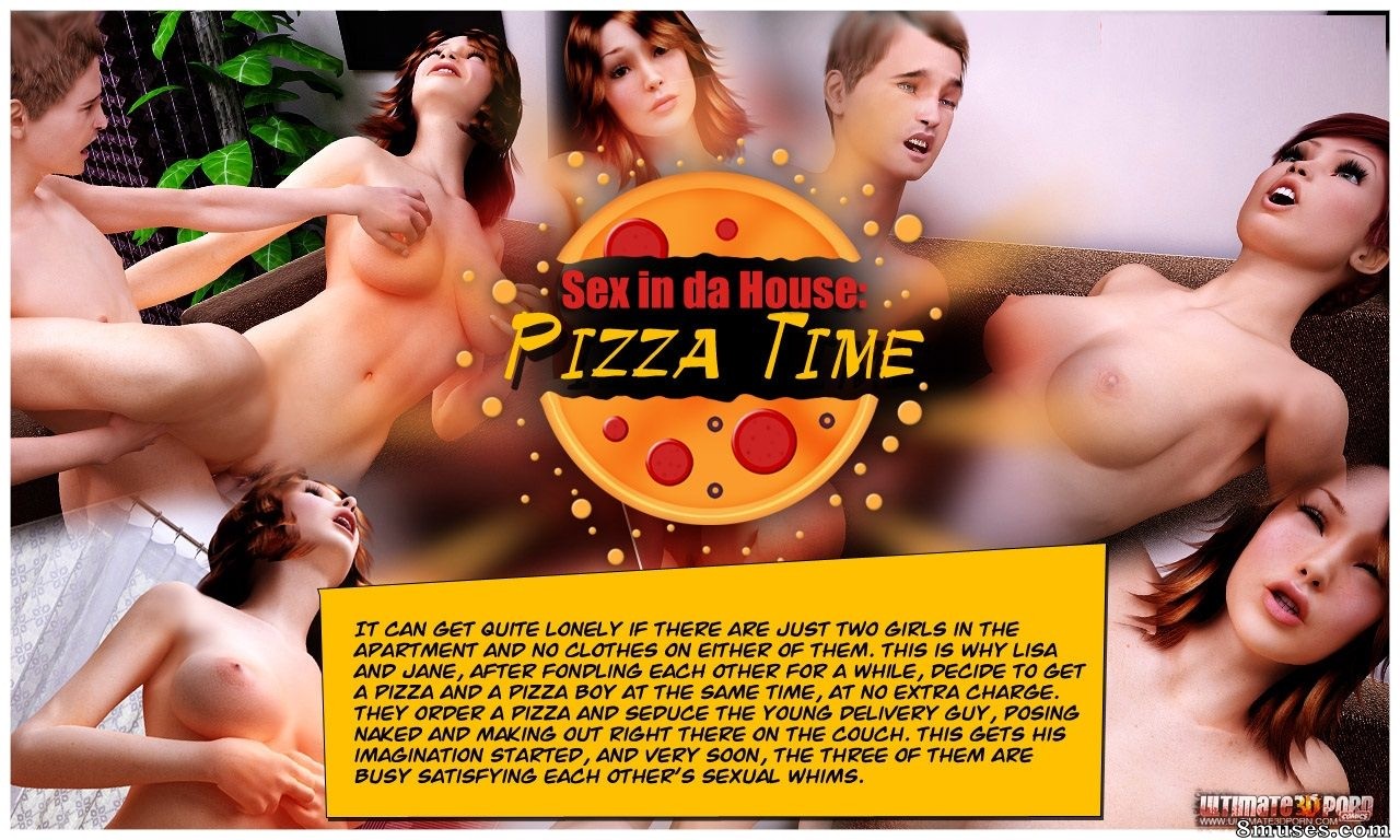 Ultimate3DPorn Comics - Sex in da House - Pizza Time - Page 1