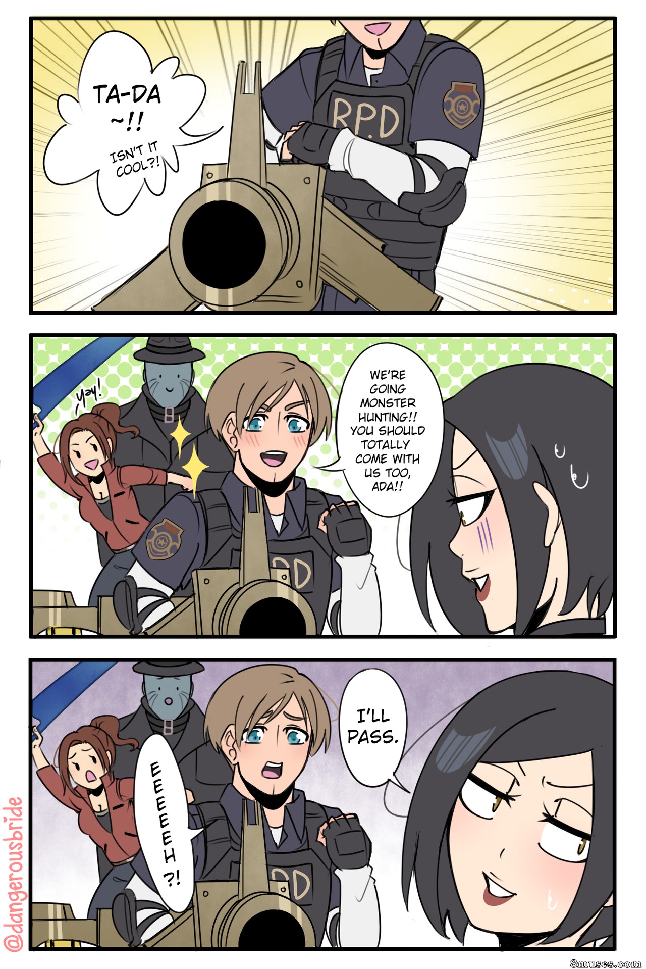 Dangerous Bride - Her favorite weapon - Page 4