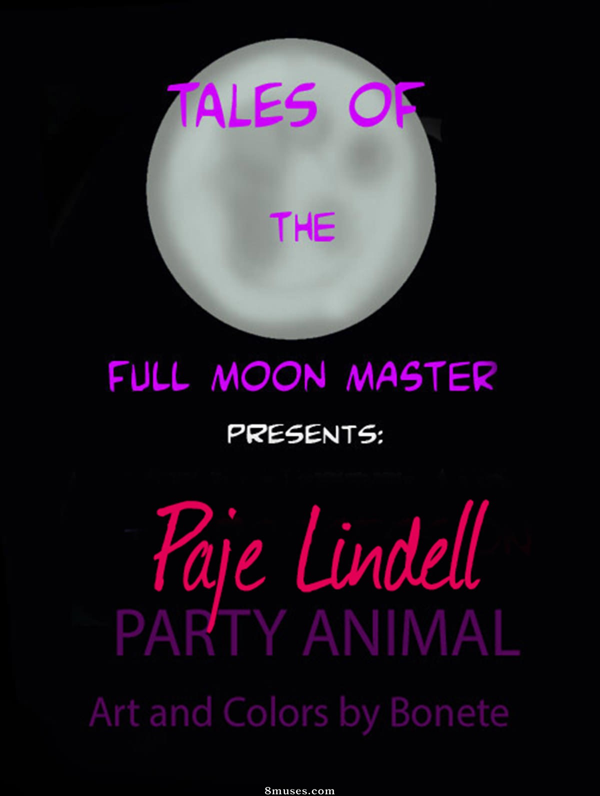 Paje Lindell Party Animal - Color with Txt - Page 1