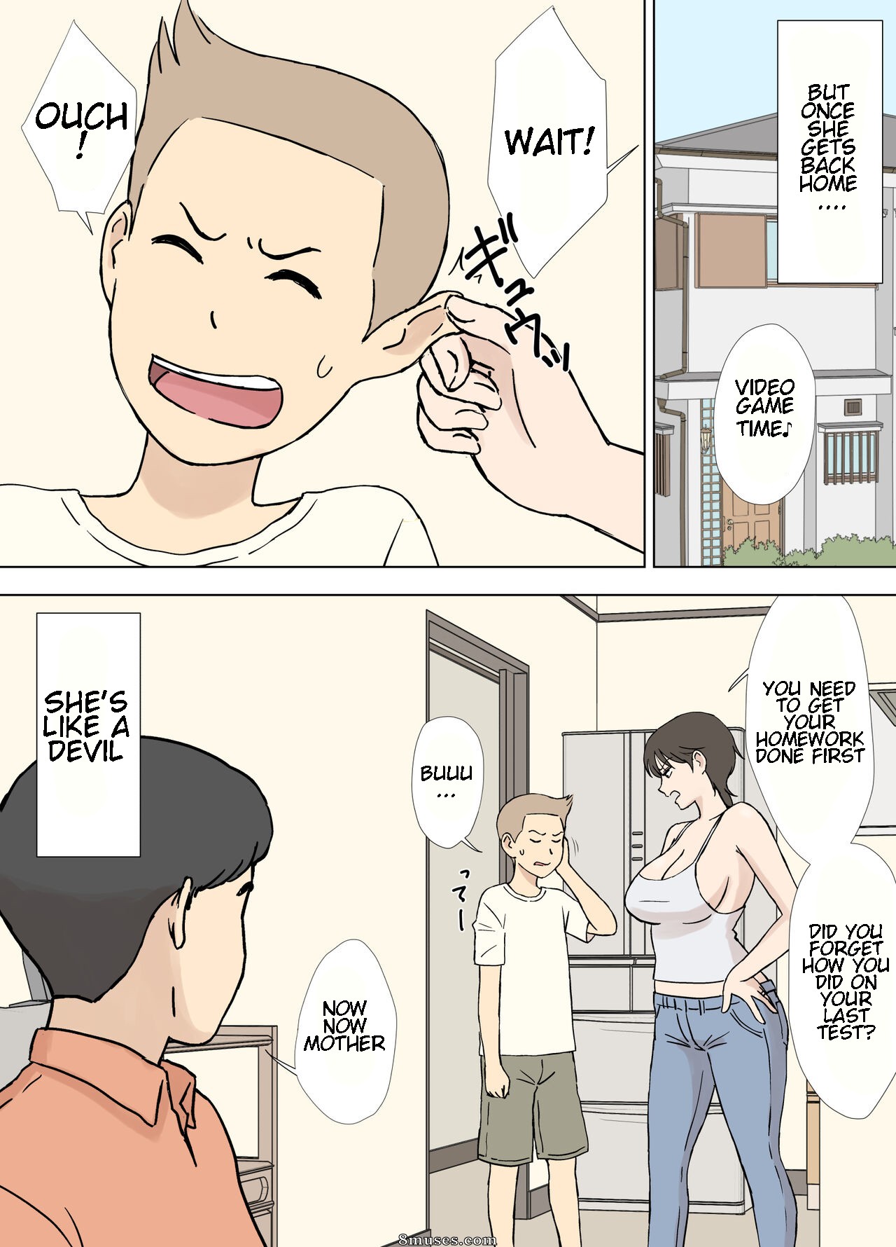 Urakan - Mamá Numa Haha Wanpaku Musuko no Mama Ijiri - Página 3