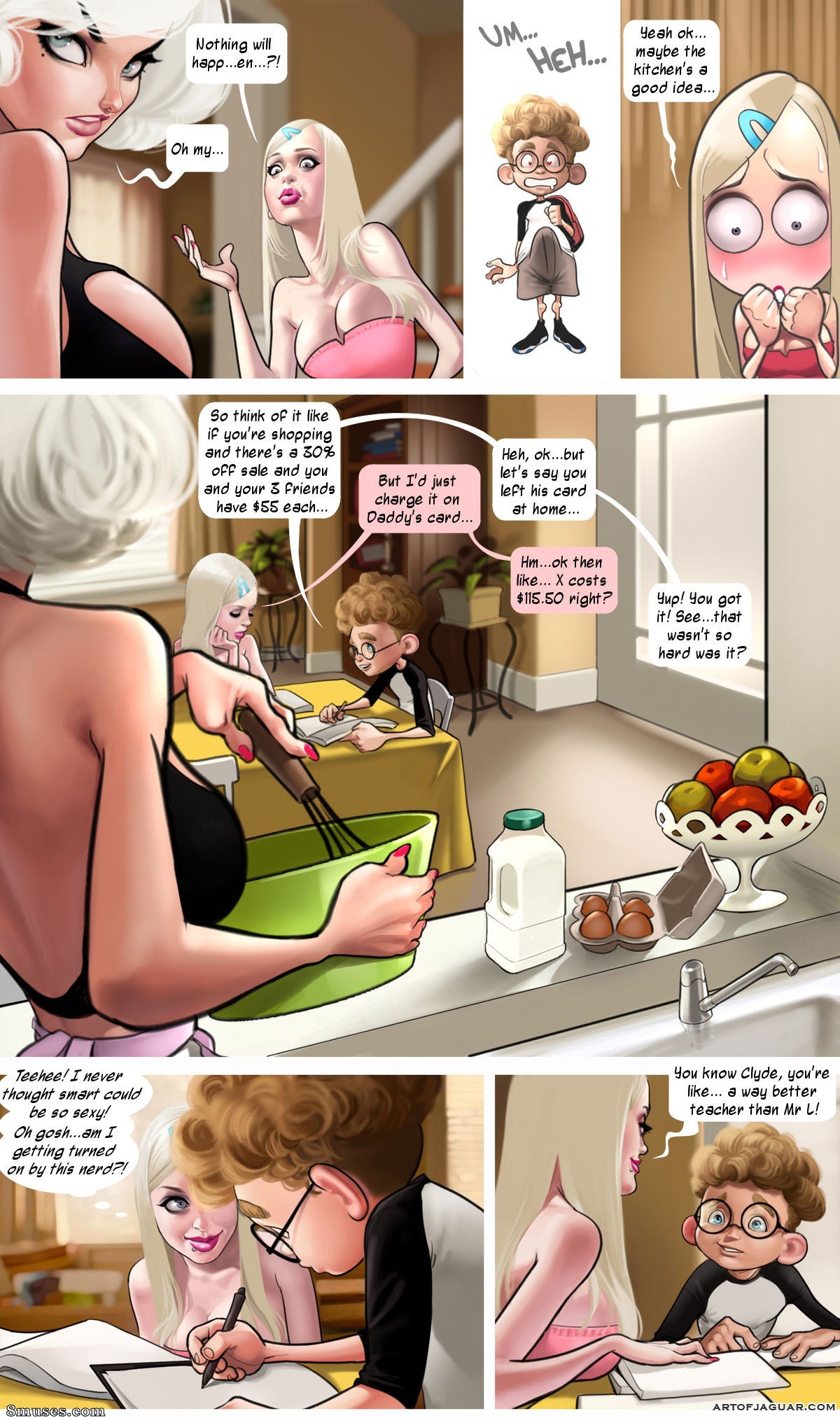 ArtOfJaguar Comics - Amigos que transam 2 Bethany e Sra. Harmon - Página 5