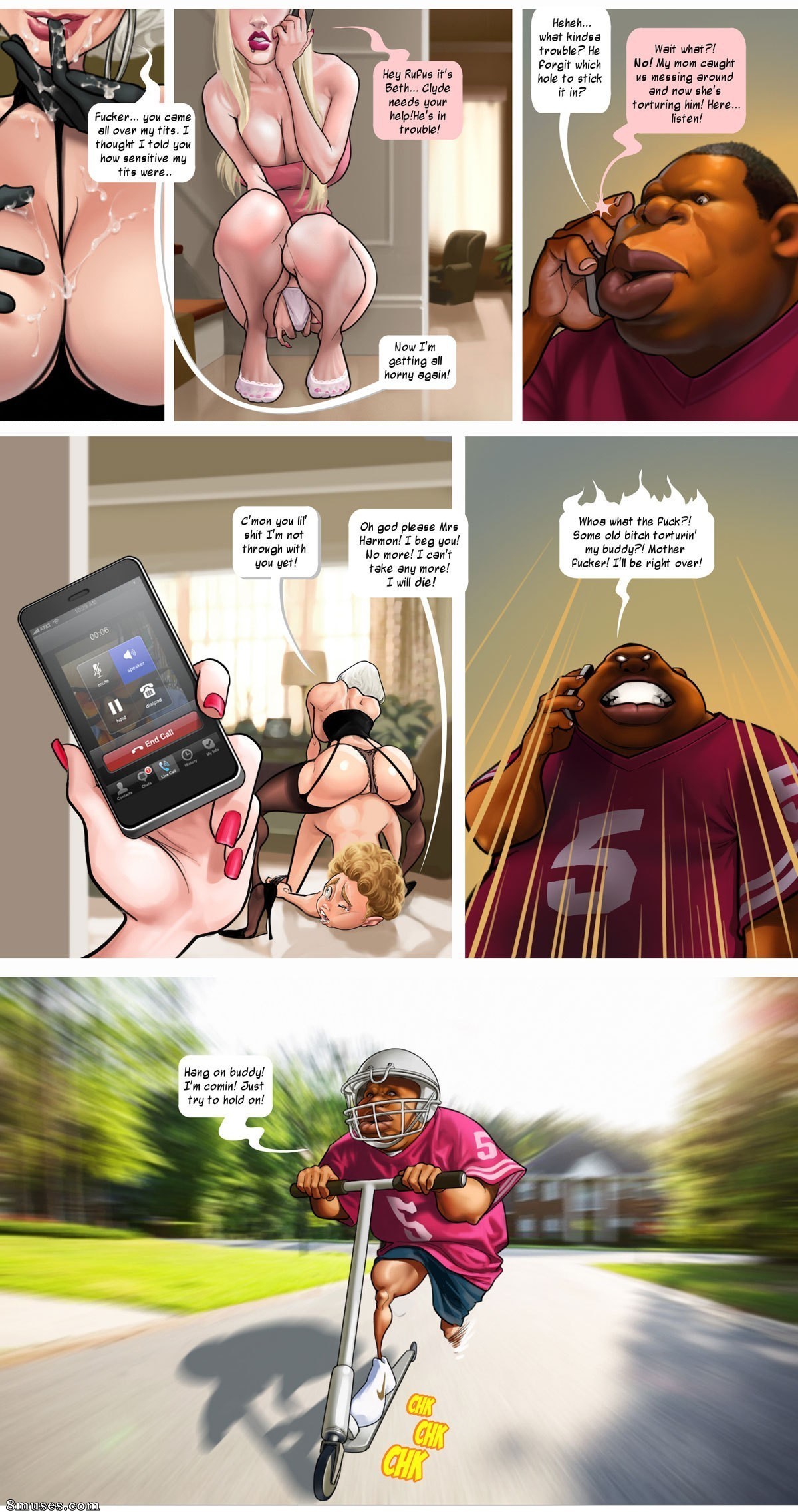 ArtOfJaguar Comics - Bangin Buddies 2 Bethany and Mrs Harmon - Page 15