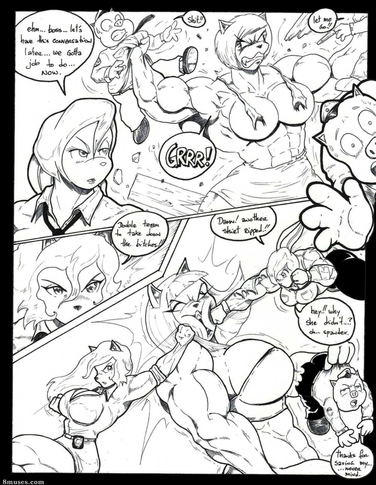 Mighty Female Muscle Comix - The Zoo - Page 11