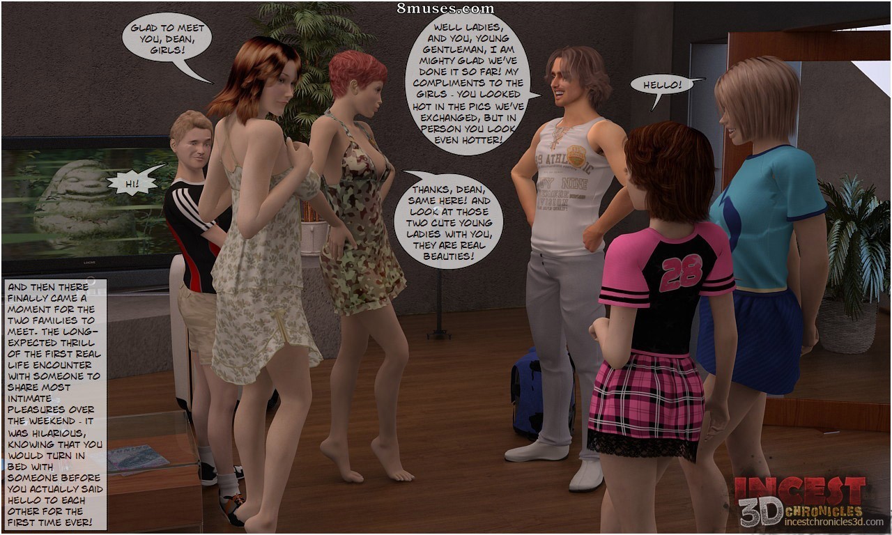IncestChronicles3D Comics - अवैध संबंध पार्टी - पेज 6
