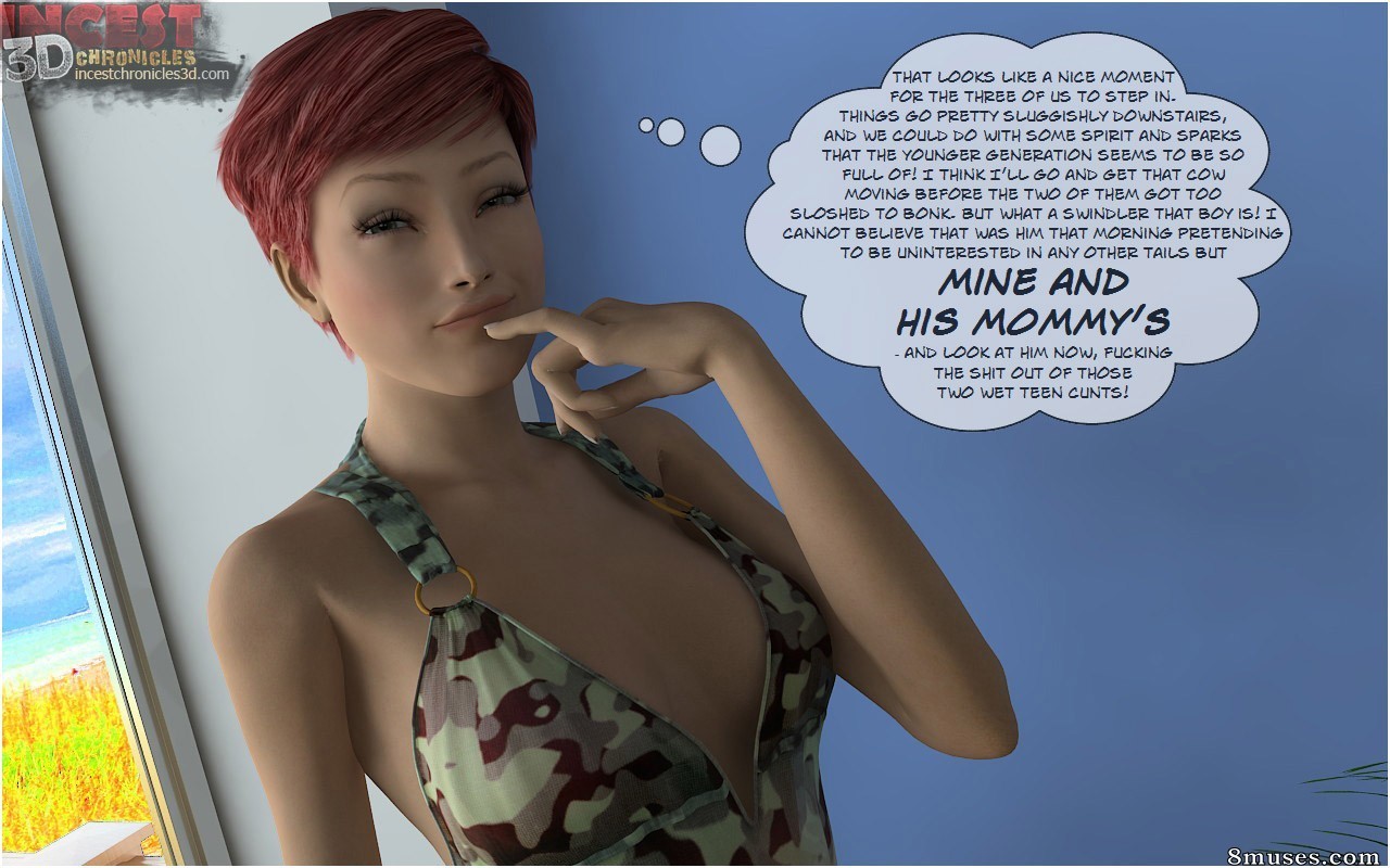 IncestChronicles3D Comics - अवैध संबंध पार्टी - पेज 23
